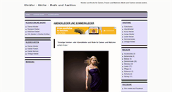 Desktop Screenshot of damen-kleider.info