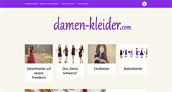 Desktop Screenshot of damen-kleider.com